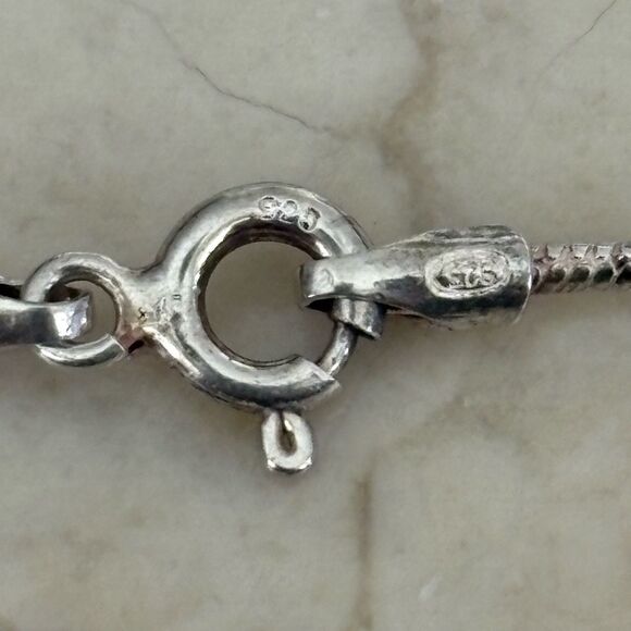 Rare Vintage Theda Sterling Silver St. Christopher Medal & Chain Unisex - Picture 8 of 11